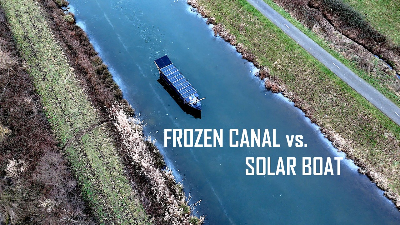 Stuck in the Frozen Canals on my Solar Boat: Upgrades & Hull Strength
