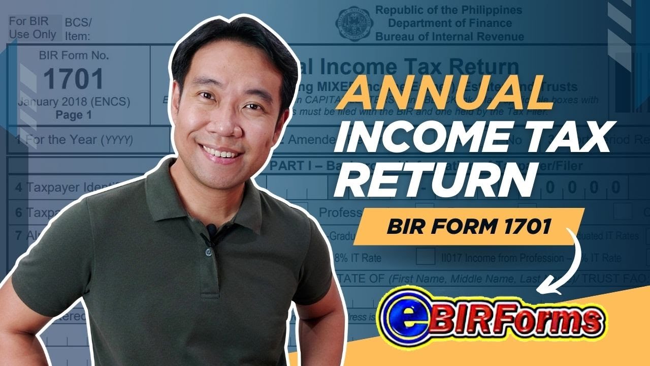 How to File Annual Income Tax Return 1701 via eBIR Forms (Mixed Income Earner | Graduated Rates)