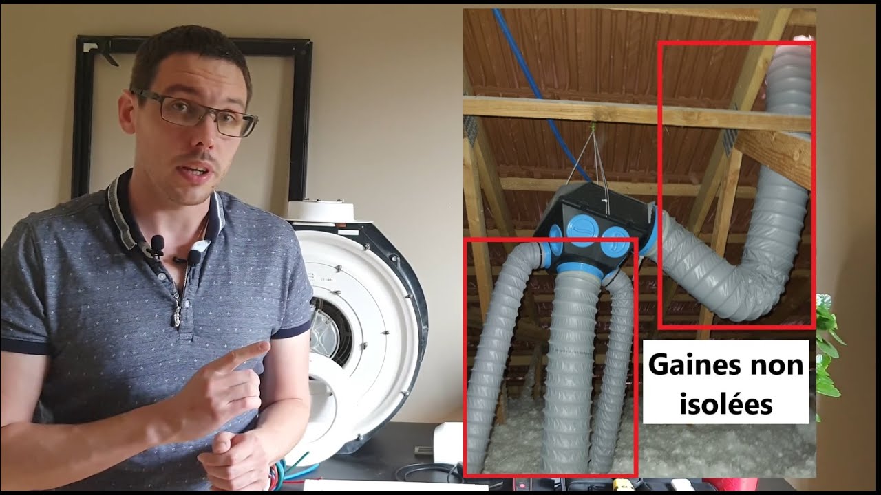 Exemple d'une VMC dangereuse pour vous et votre habitation ! (humidité, QAI, moisissures, RE2020)