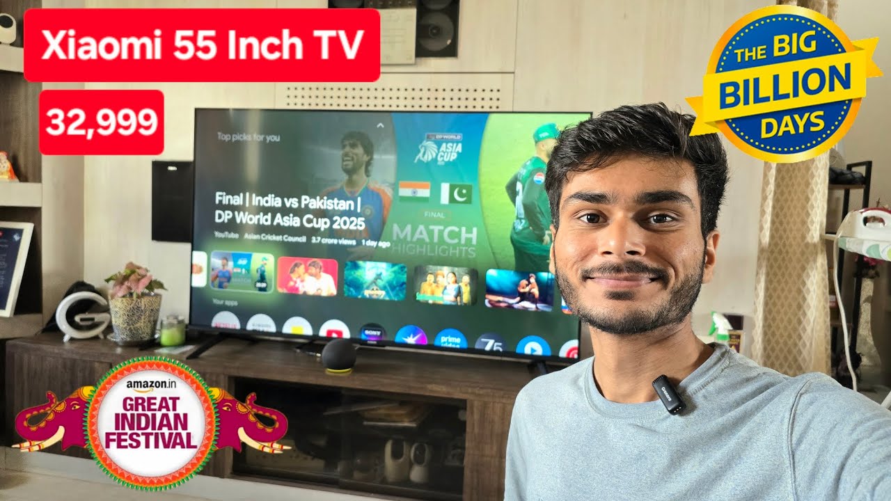 Xiaomi 55 inch X Series 4K LED Smart Google TV L55MA-AIN Full Review - Amazon Flipkart BBD Sale