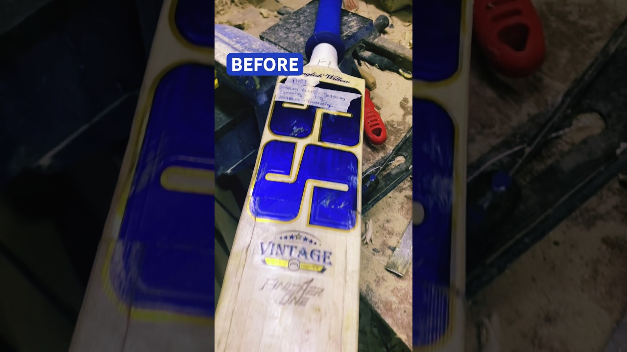 351 SS Vintage Finisher Bat Restored to Glory 🏏✨ | 