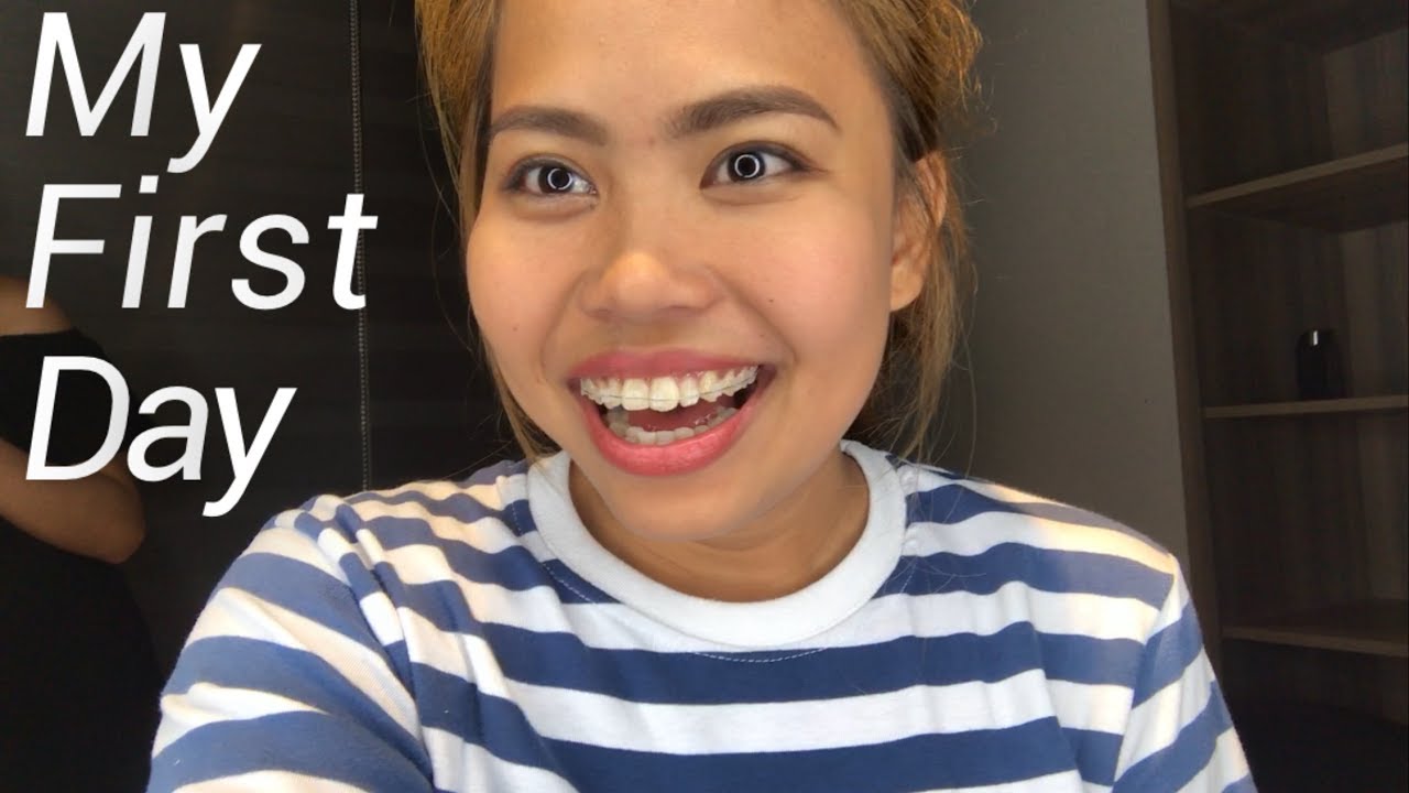 First Day With Braces On! (Procedures - How They Put Ceramic Braces)