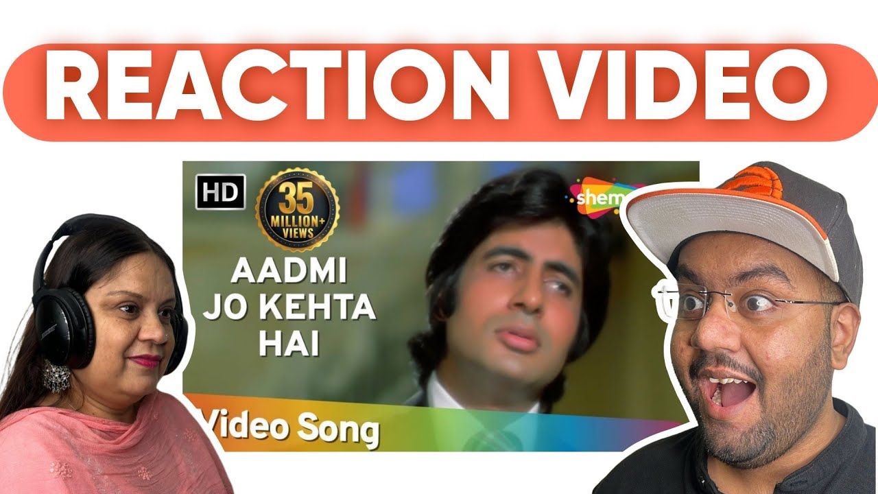 Aadmi Jo Kehta Hai | Amitabh Bachchan | Praveen Bobi | Reaction By No filter reactions