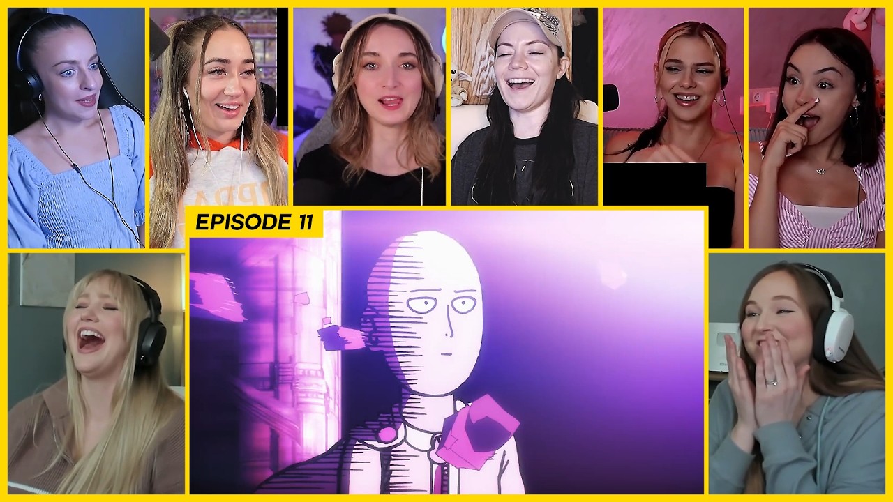 [GIRLS REACT] Saitama meets Boros | One Punch Man Ep 11 Girl Reaction Mashup
