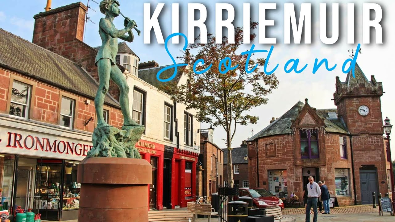 Kirriemuir Scotland Walking Tour 4K 60fps, Apr 2024