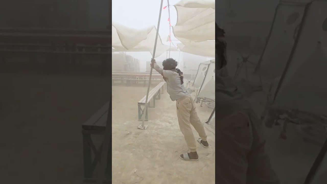 Dust Storm Hits Burning Man Festival