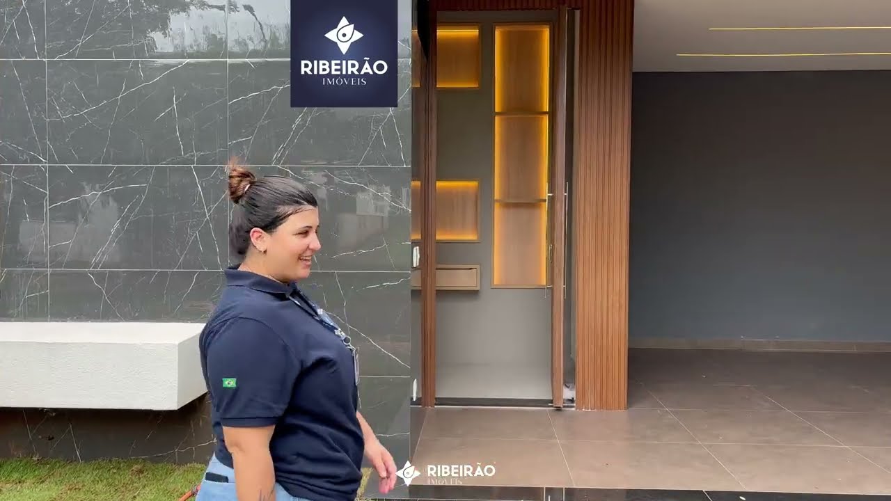 Casa térrea Alphaville Ribeirão Preto com 4 suítes e piscina para venda