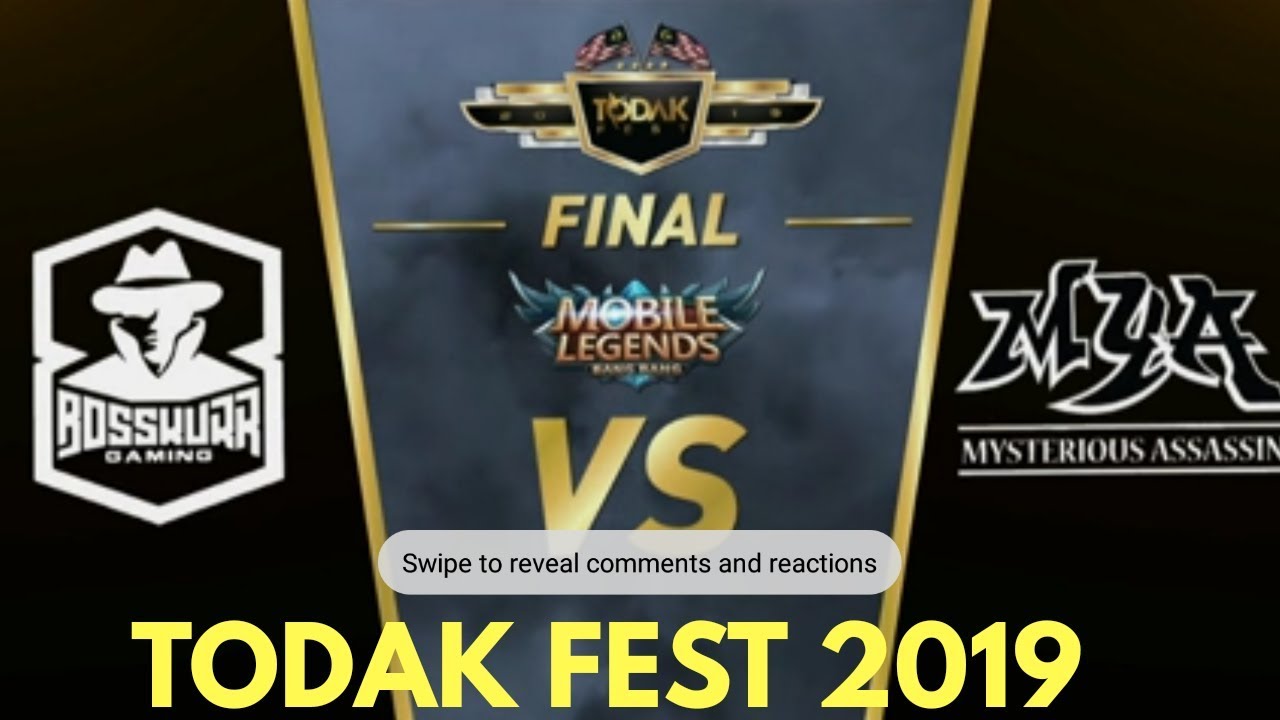 FINAL TODAKFEST 2019 TEAM BOSSKUR VS MYA