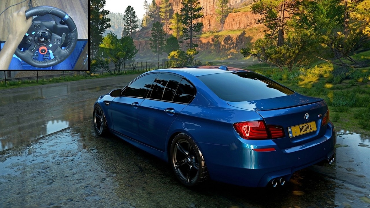 2012 BMW M5 - Forza Horizon 5 | Logitech G29 Steering Wheel Gameplay