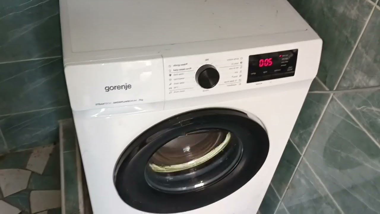 Gorenje WNHVB72SDS - Very Unbalanced Final Spin 1200rpm *something cracked inside of a drum*