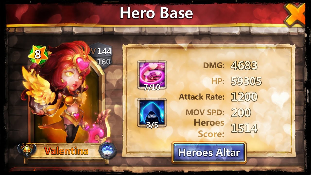 Castle Clash Stream: Evolving 200 Valentina