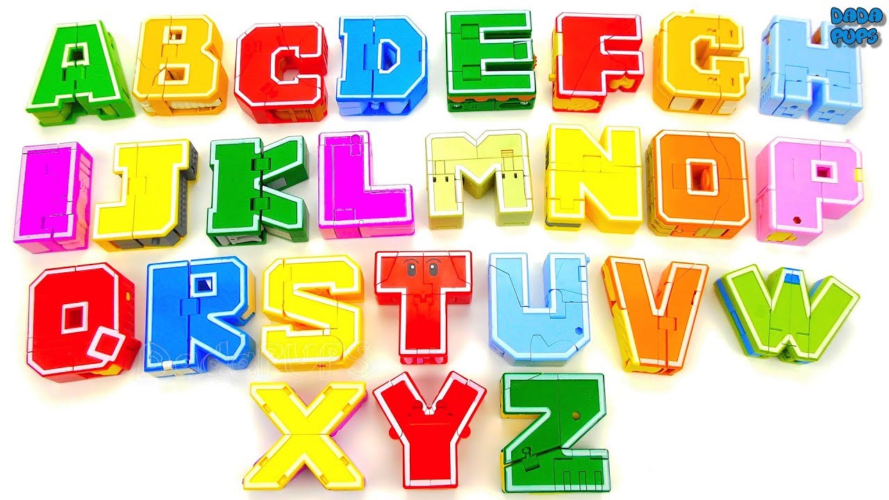 Learn ABC For Kids|Alphabots For Kids|Super Alphabet Robot Construction Transformers