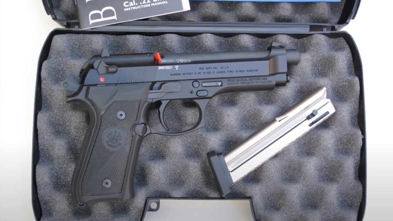 Pistolet Beretta 92 FS en calibre .22 Long Rifle
