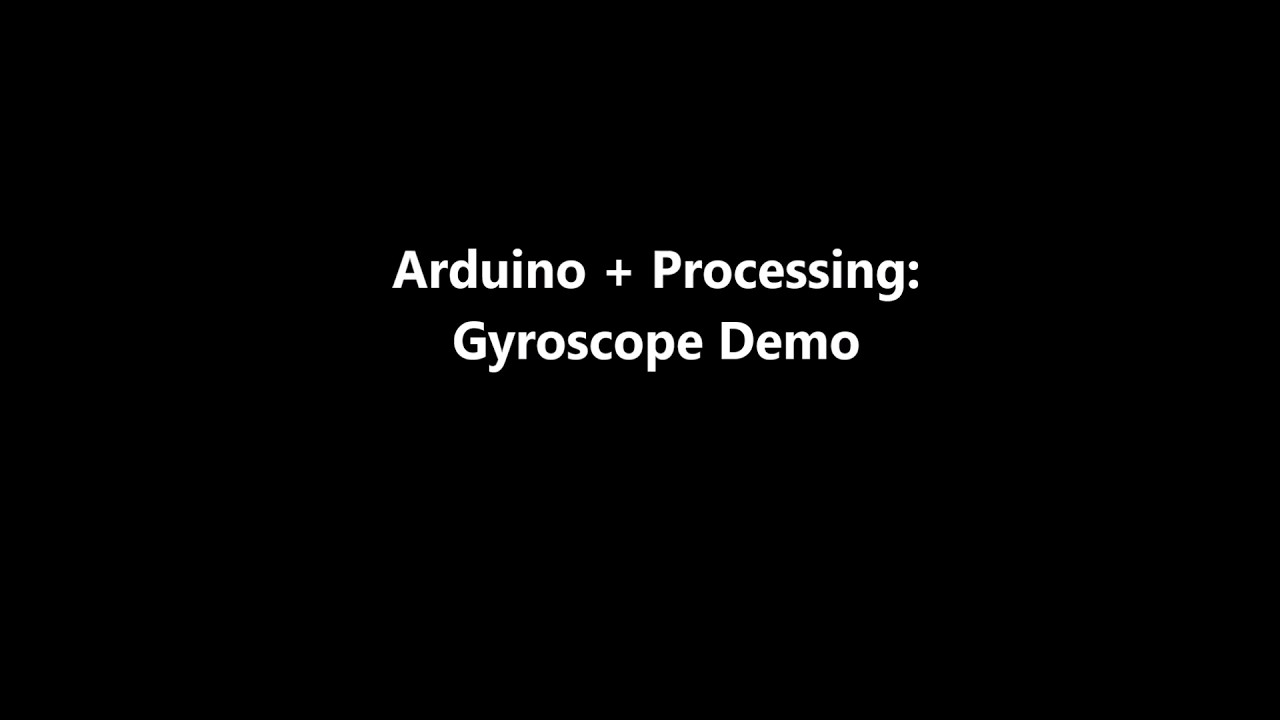 MPU6050 Gyroscope and Accelerometer Demo | Arduino X Processing | Project Quasi | #arduinoproject