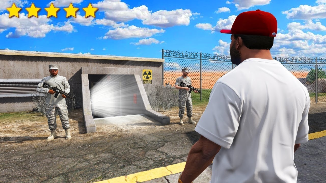 RENTRER dans la base SECRETE du Fort Zancudo de GTA 5