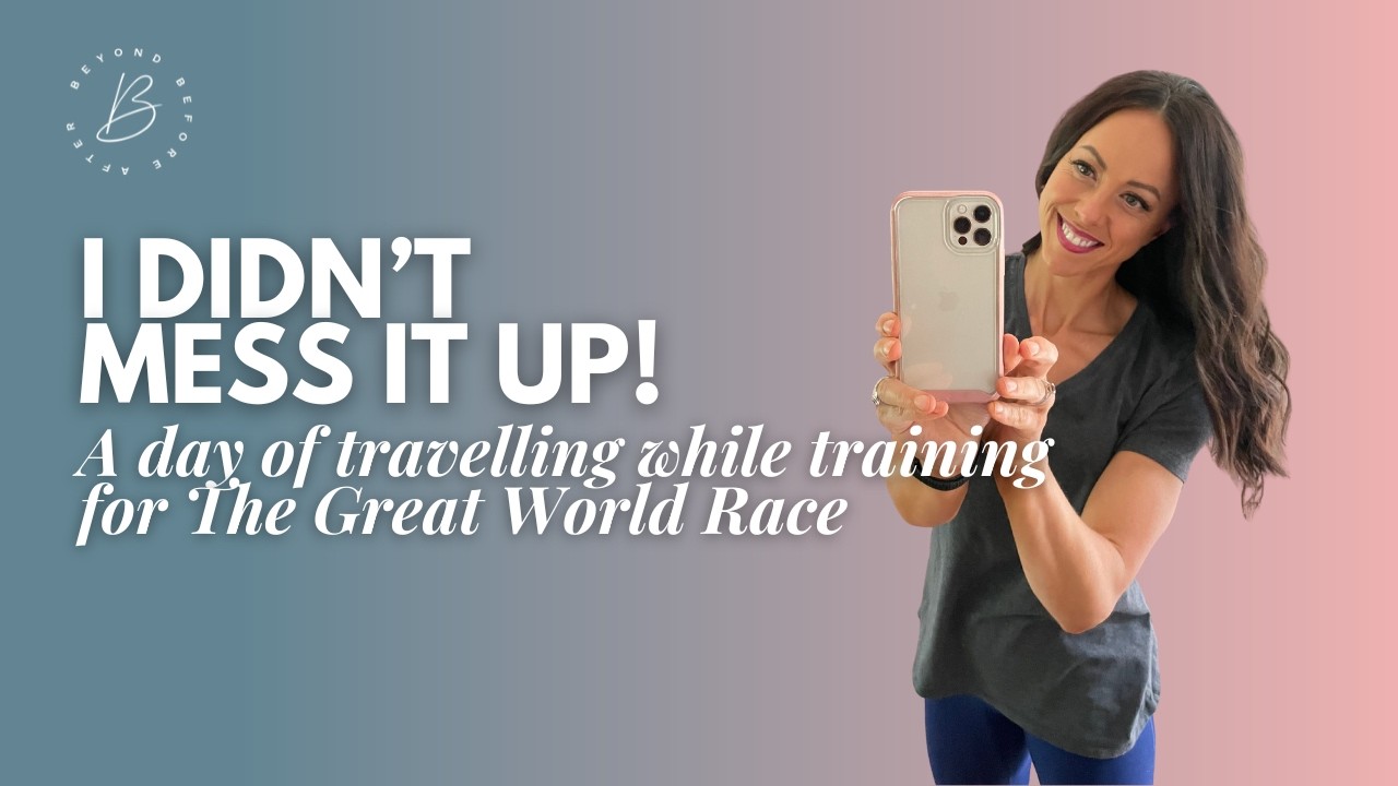 Follow me for a day of Travelling While Training for 7 Marathons