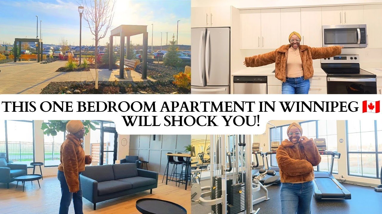 THE MOST AFFORDABLE LUXURY APARTMENT YOU'LL EVER SEE IN CANADA |1 BEDROOM APARTMENT TOUR IN WINNIPEG