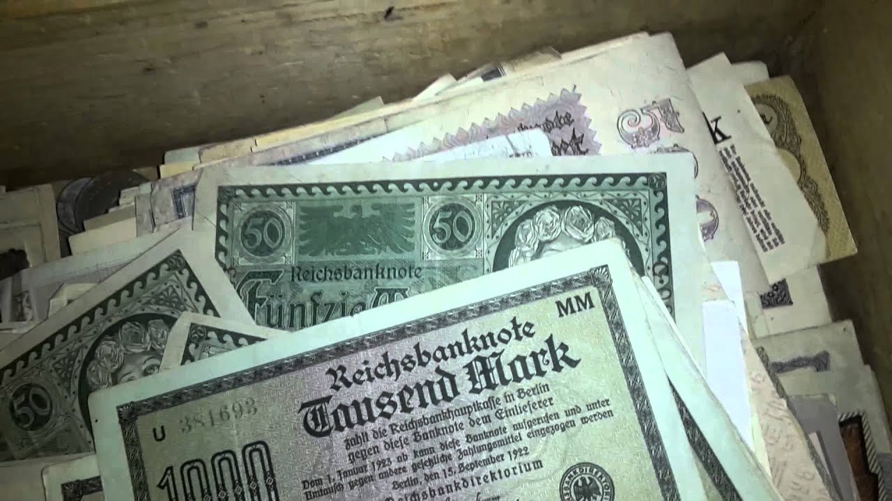 German Paper money from the ww1 ww2