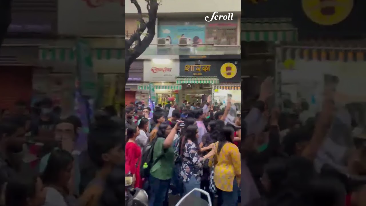 'Dharmendra Pradhan Istifa Do': Scenes of protest near Shivaji Park, Mumbai