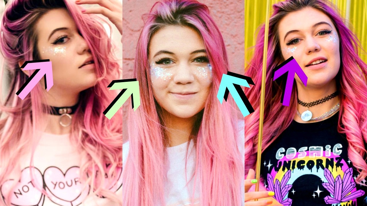 how I do my glitter cheek contour!