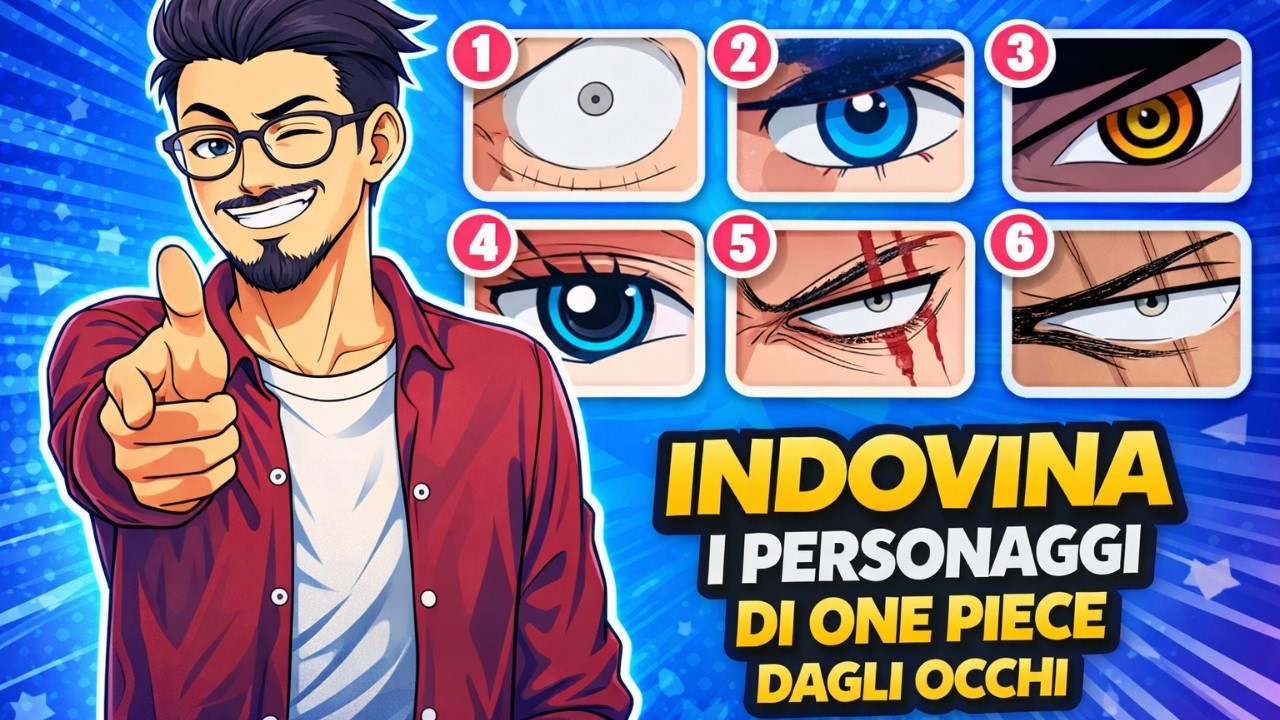 Indovina i personaggi One Piece guardando solo gli occhi