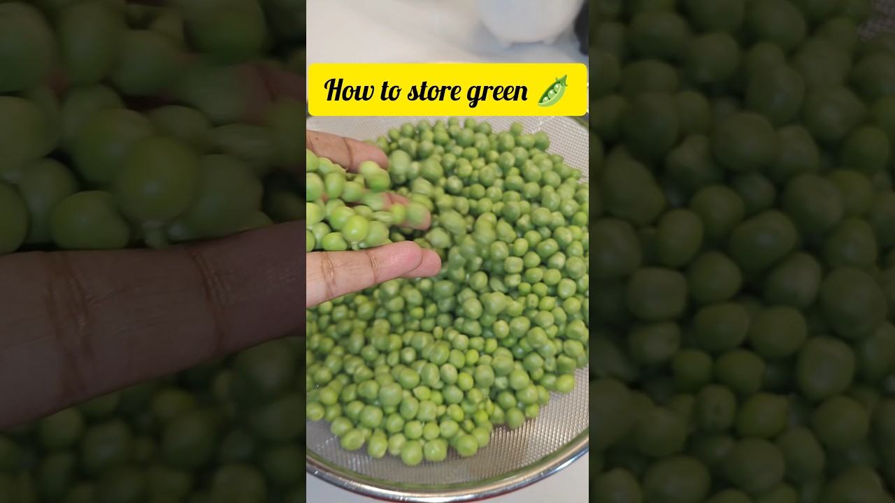 How to store green peas🫛 up to 1year🫛👌 #peas #storage #tipsandtricks #storepeas #useful #vlog #viral