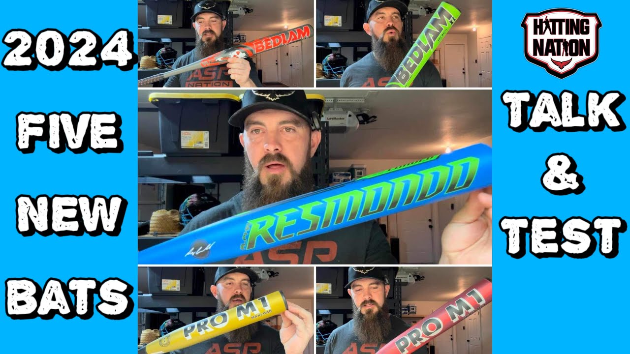 Five NEW 2024 bats - unbox and comp test