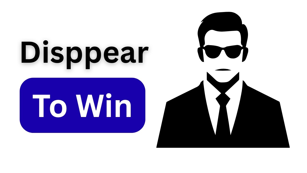 Disappear to Win – The Dark Psychology of Silence & Power