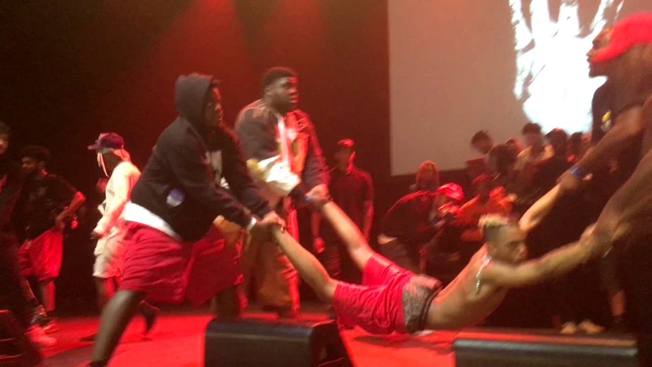 XXXTentacion gets thrown into crowd in Los Angeles (6/6/17)