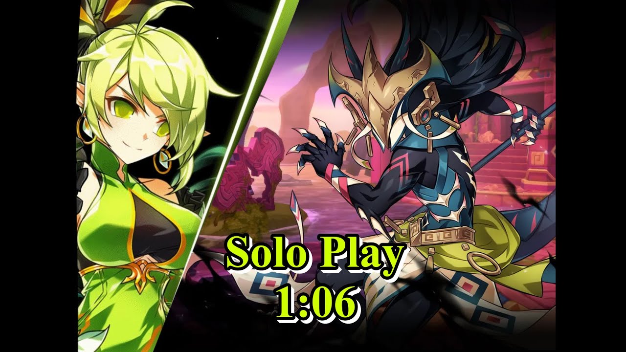 [Elsword KR/엘소드] 아네모스 플레가스의 초상 1인 1:06 / Anemos Plegas's Reflection Solo Play 1:06
