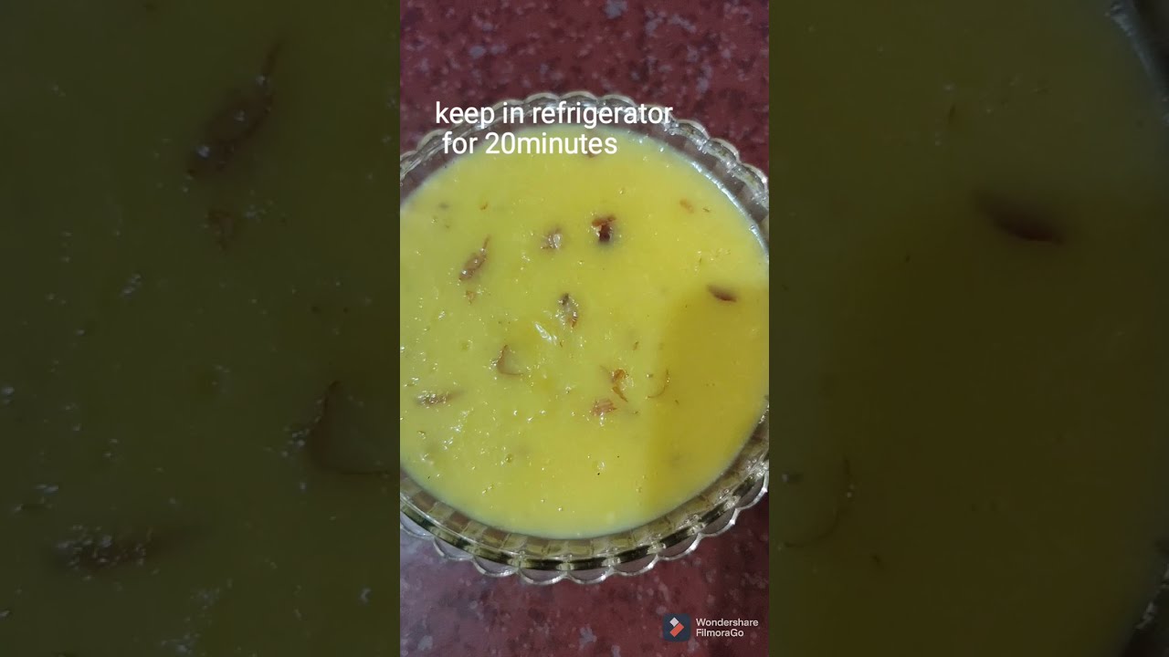 Rabdi recipe | instant rabdi with milk powder and custard powder