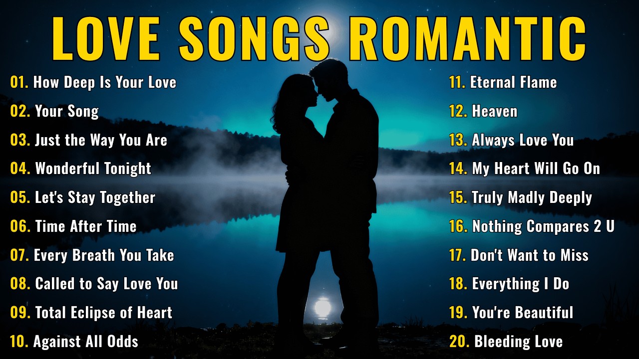 Love Songs 80s 90s 💗 Romantic Ballads Playlist | Whitney Houston, Celine Dion, Bryan Adams