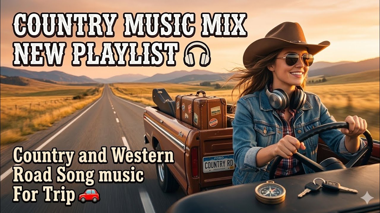 Country Music Mix New playlist 🎧 Country and western Road Song music For Trip 🚗