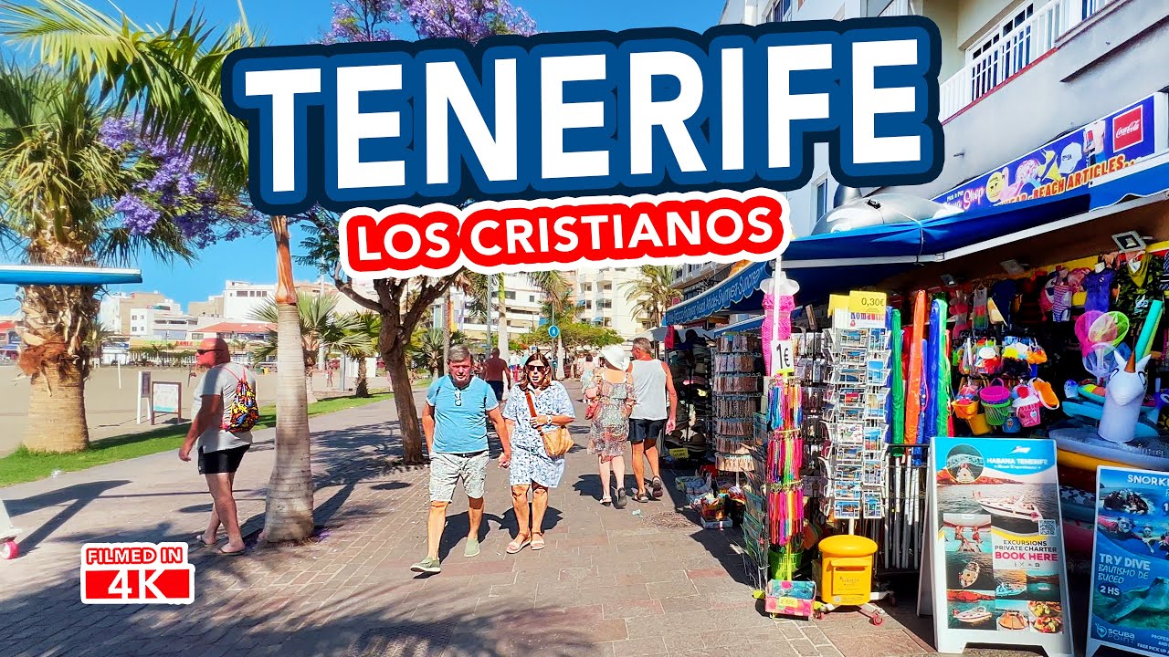 TENERIFE | A walk through Los Cristianos Tenerife from beach to town