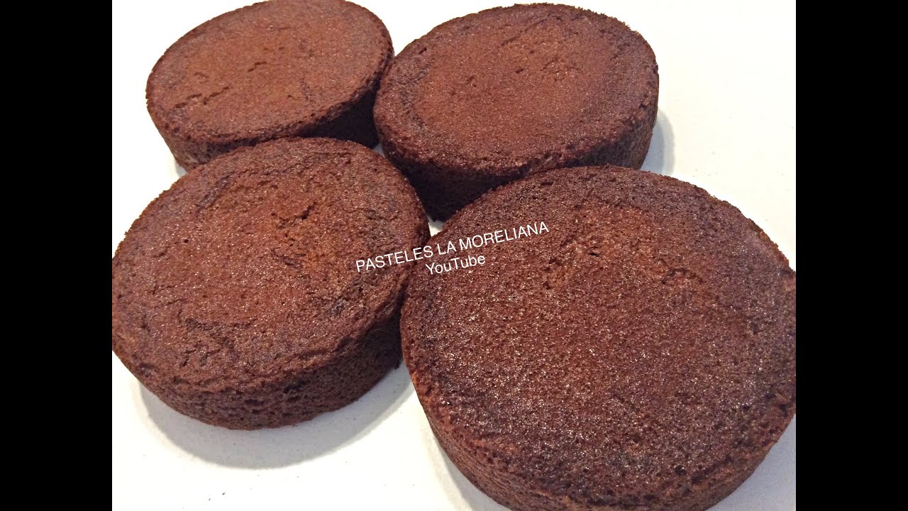 RECETA DE PAN 😉  ESPONJA DE CHOCOLATE / mini panes para pastel 3 leches