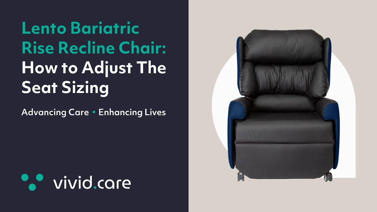 Lento Bariatric Rise Recliner Chair: How to Adjust the Seat Sizing