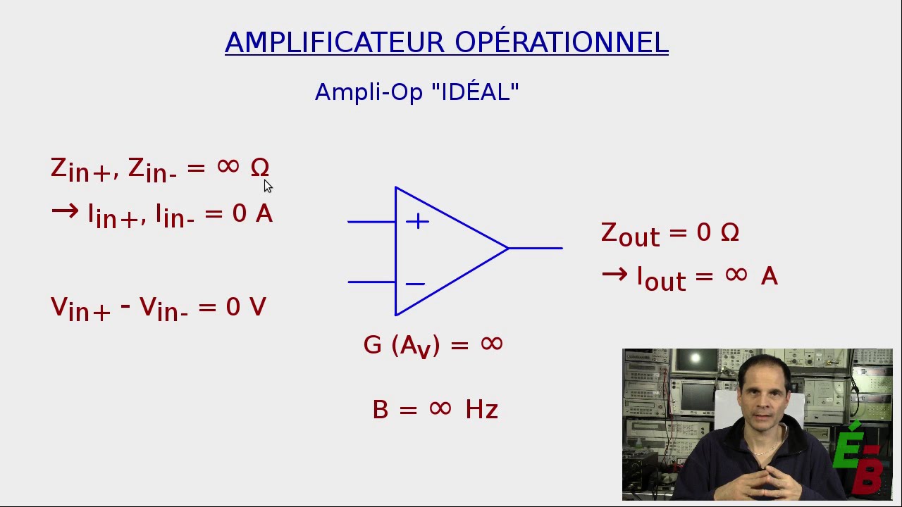EB_#58 Intro à l'Amplificateur Opérationnel, p1: Origine, Symbole et Caractéristiques