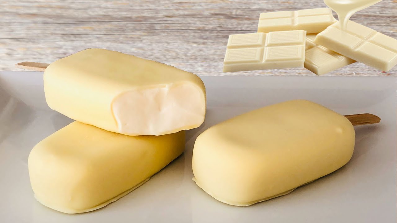 HELADOS MAGNUM BLANCO CASEROS ¡SIN MÁQUINA Y MUY RICOS!