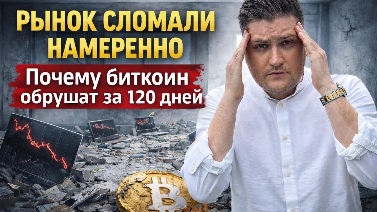 Рынок сломали намеренно. Почему биткоин обрушат за 120 дней