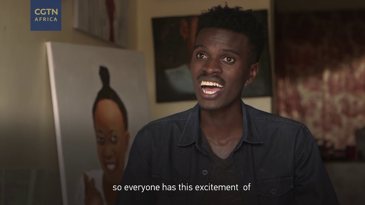 Ugandan artist turns digital images into works of art