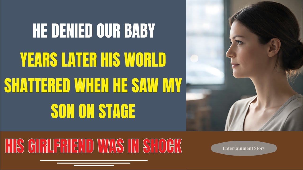He Denied Our Baby — Years Later His World Shattered When He Saw My Son on Stage