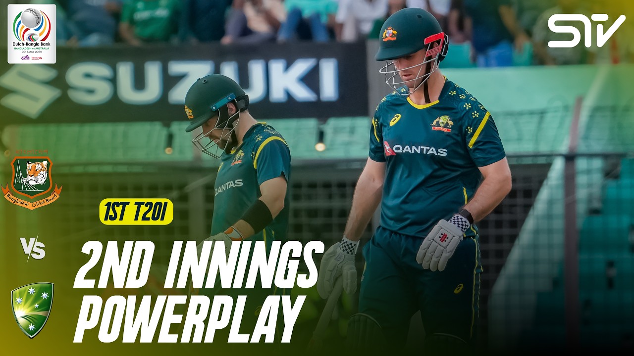 2nd Innings Powerplay | Bangladesh vs Australia | Match 01 | T20I Series 2026 | M9K1K
