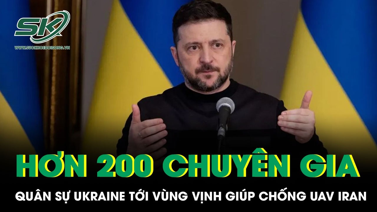 Ukraine cử hơn 200 chuyên gia quân sự tới Vùng Vịnh hỗ trợ đánh chặn UAV Iran