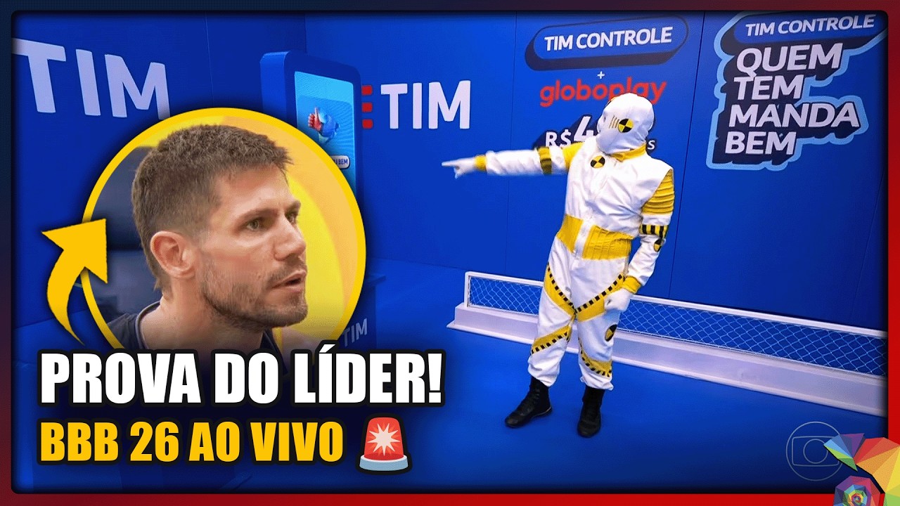🚨 PROVA DO LÍDER AO VIVO! Nova liderança definida no BBB26