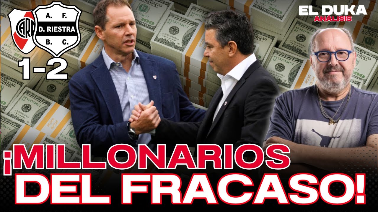 ¡MILLONARIOS DEL FRACASO! - River Plate vs Dep. Riestra (1-2) - ELDUKA