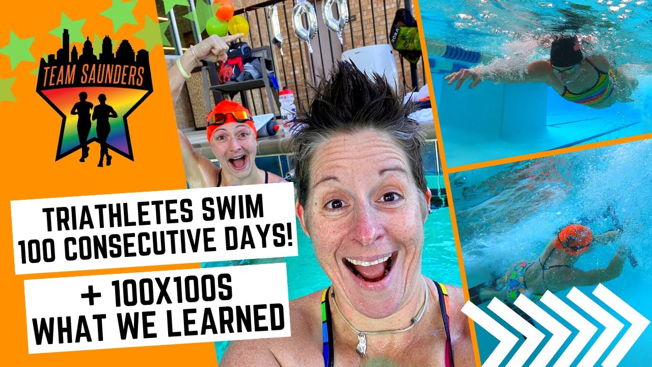 Triathletes Swim 100 Consecutive Days + 100x100s! What We Learned