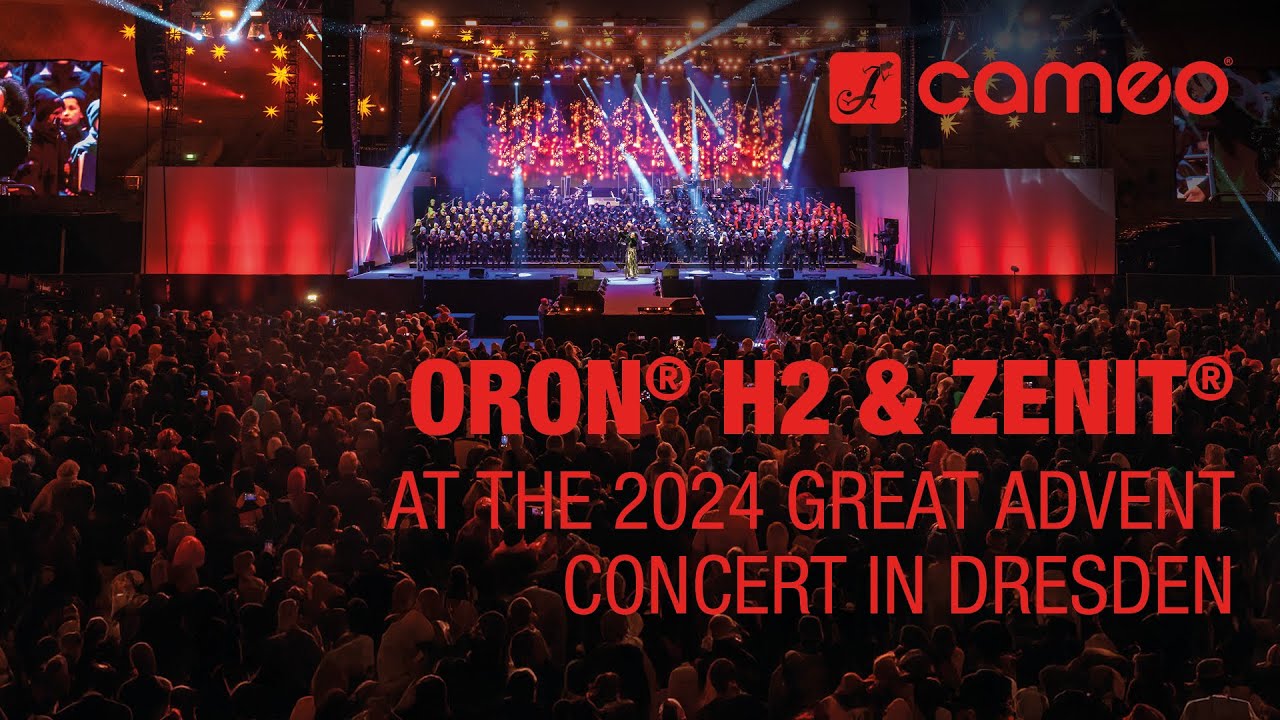 Cameo ORON® H2 & ZENIT® at the 2024 Great Advent Concert in Dresden