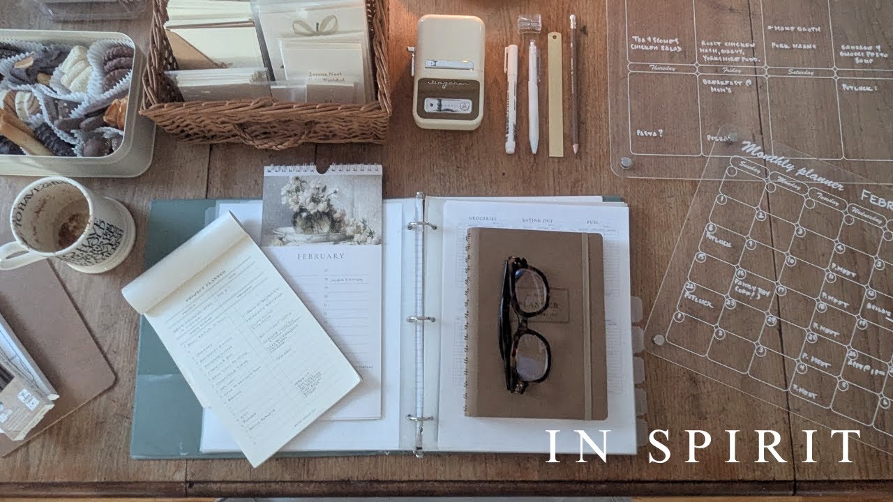 IN SPIRIT - January: Redeeming the Time, Household Binder, Home Organization