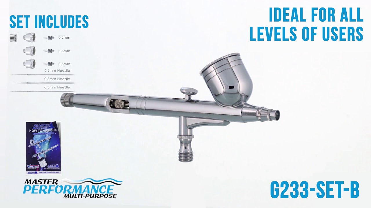 Master Airbrush Model G233-SET-B