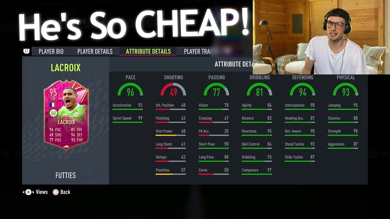 Nick reacts to NEW 96 Pace FUTTIES Lacroix SBC